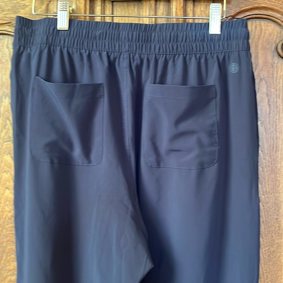T byTalbots Women's Navy Drawstring Waist Stretch Pants - Picture 6 of 11
